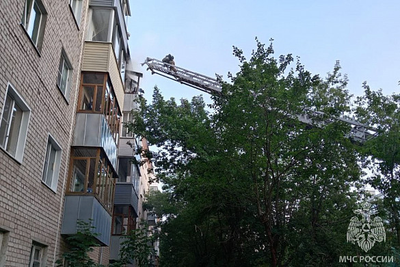 В Иванове эвакуировали 8 человек из-за пожара в квартире
